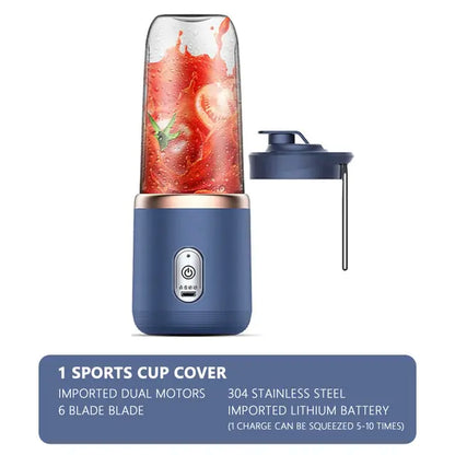 Portable Juicer Blender with 6 Blades